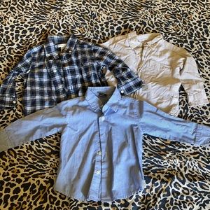 Toddler boys button down